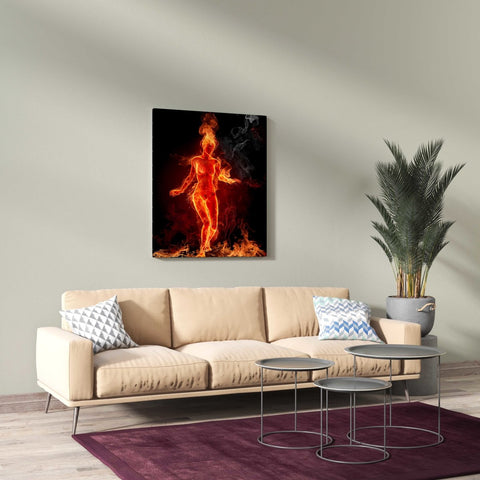 Tablou Canvas Girl on Fire - clevny.ro