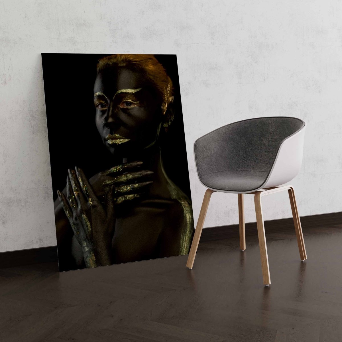 Tablou Canvas Gold Body - clevny.ro