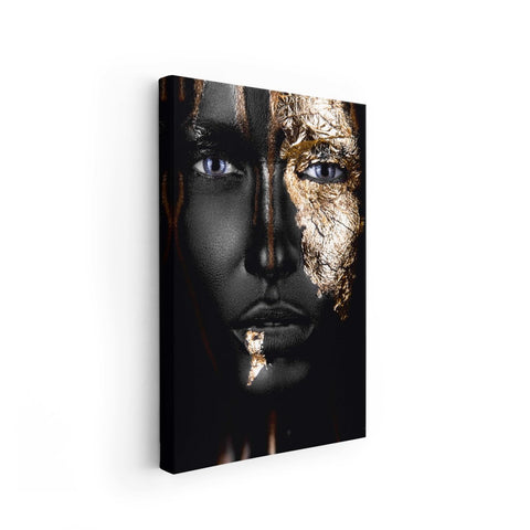 Tablou Canvas Gold Face - clevny.ro