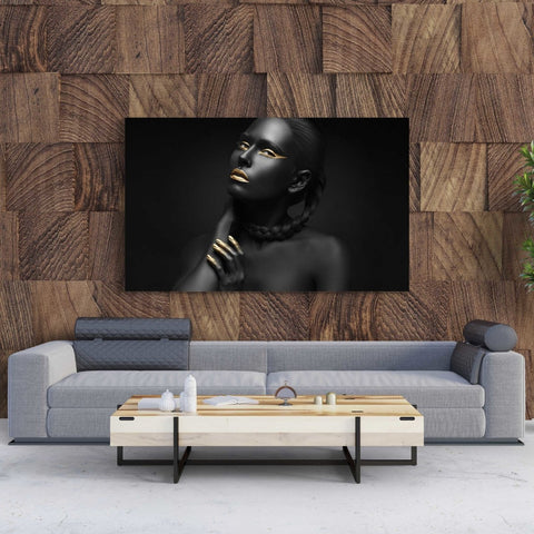 Tablou Canvas Gold Fingers - clevny.ro