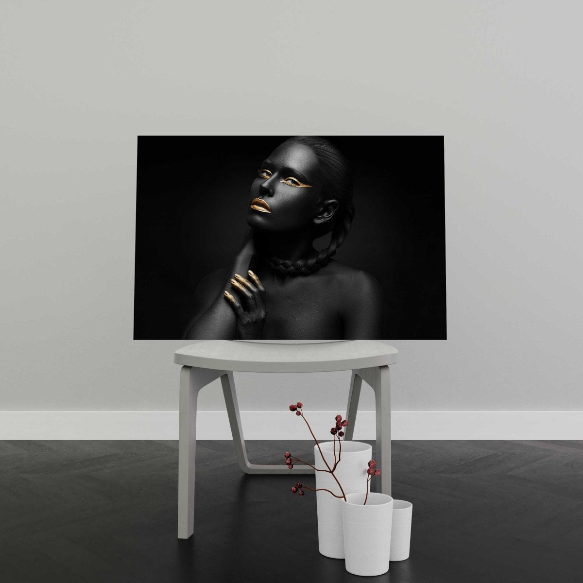 Tablou Canvas Gold Fingers - clevny.ro
