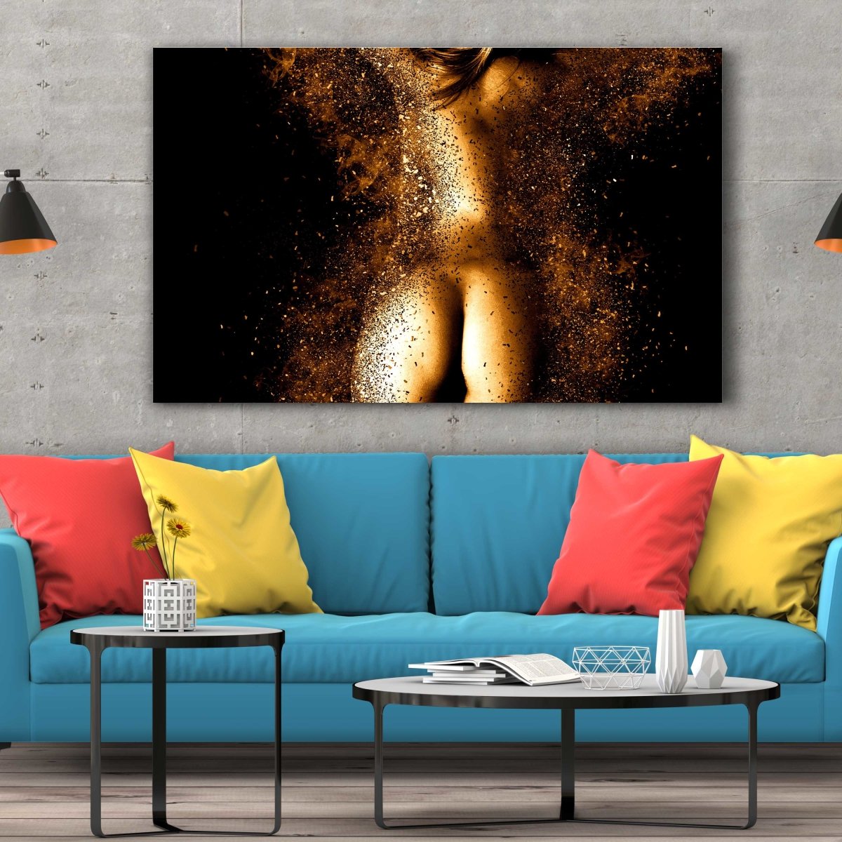 Tablou Canvas Gold Magic Dream - clevny.ro