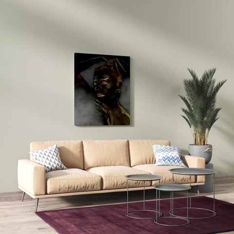 Tablou Canvas Gold Sleep - clevny.ro