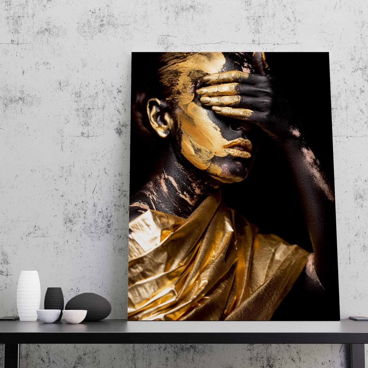 Tablou Canvas Golden Cover - clevny.ro