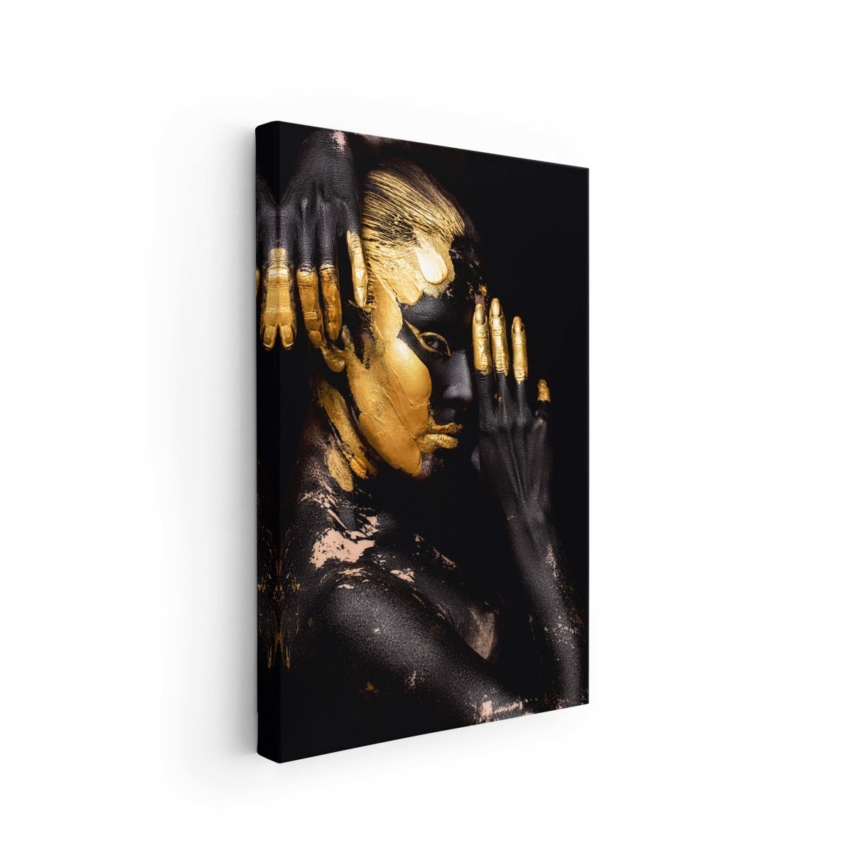 Tablou Canvas Golden Posture - clevny.ro