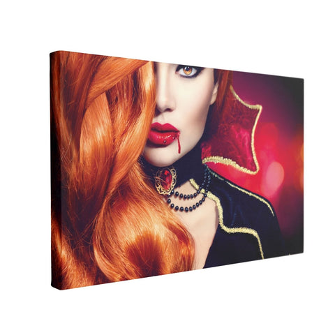 Tablou Canvas Halloween Vampire Woman - clevny.ro