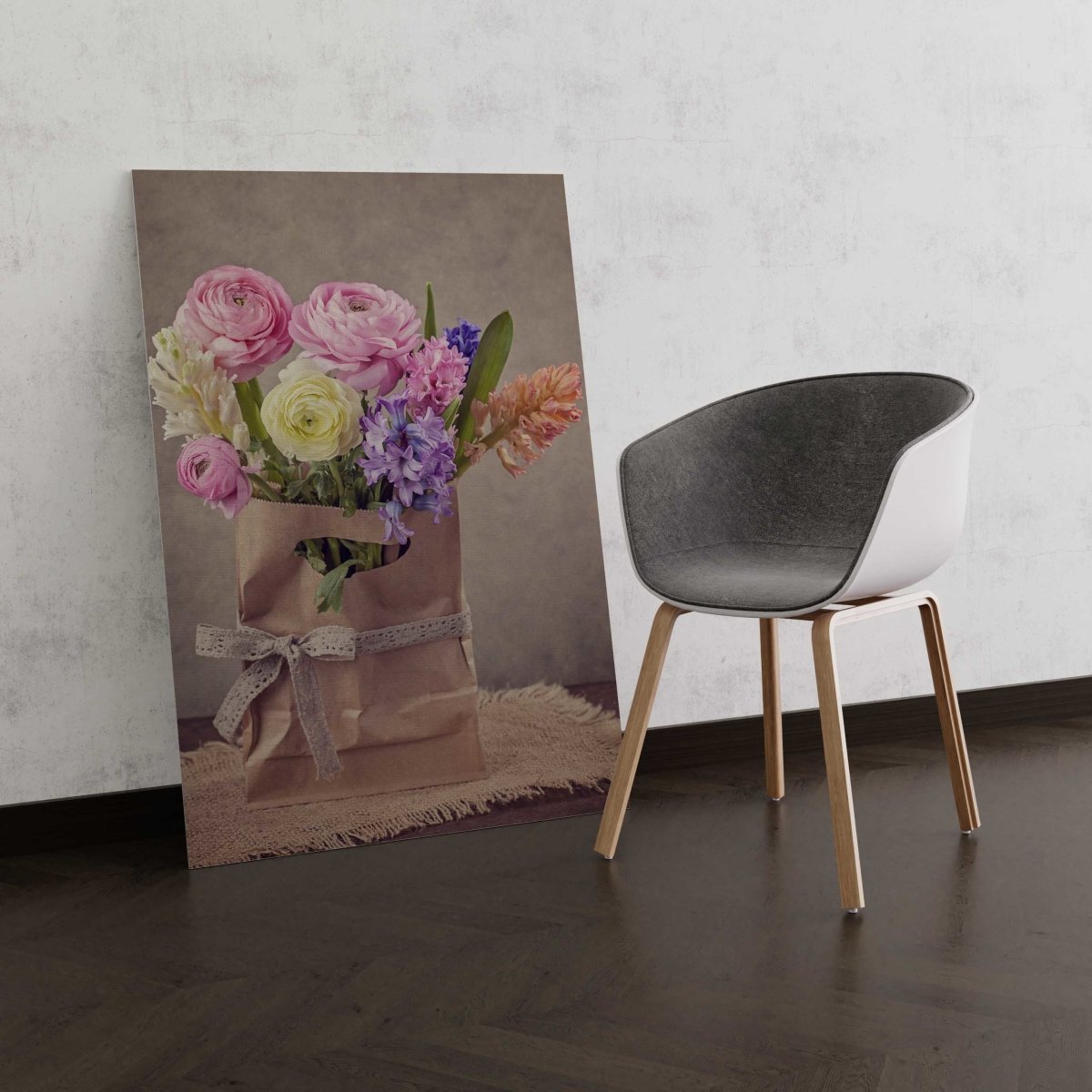 Tablou Canvas Hyacinths and Ranunculus Flowers - clevny.ro