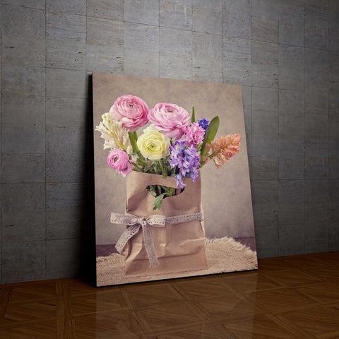 Tablou Canvas Hyacinths and Ranunculus Flowers - clevny.ro