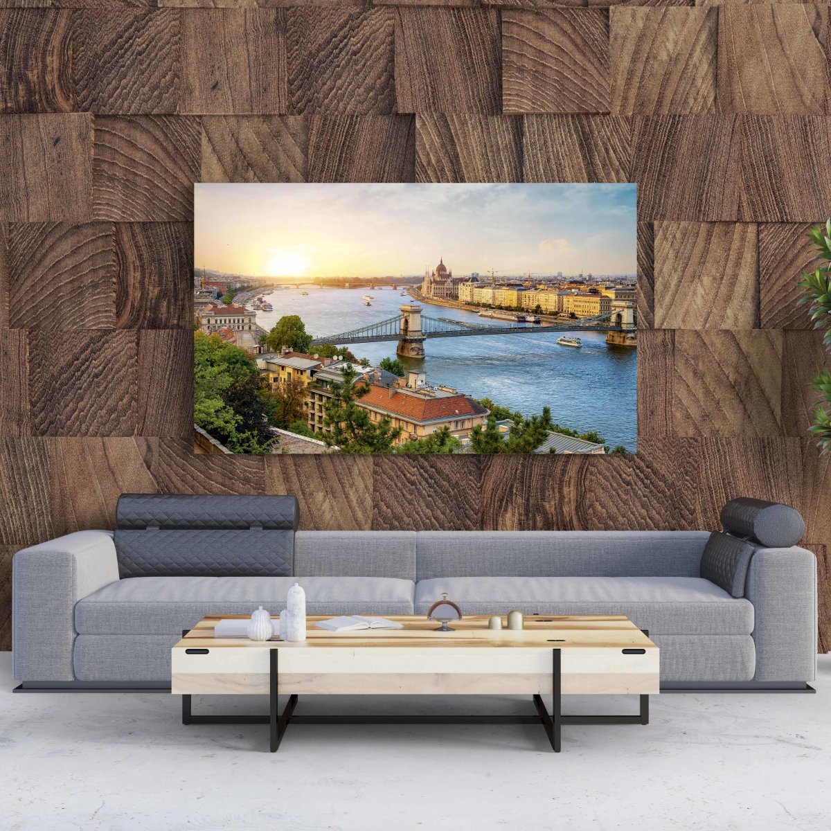 Tablou Canvas Landmarks of Budapest - clevny.ro