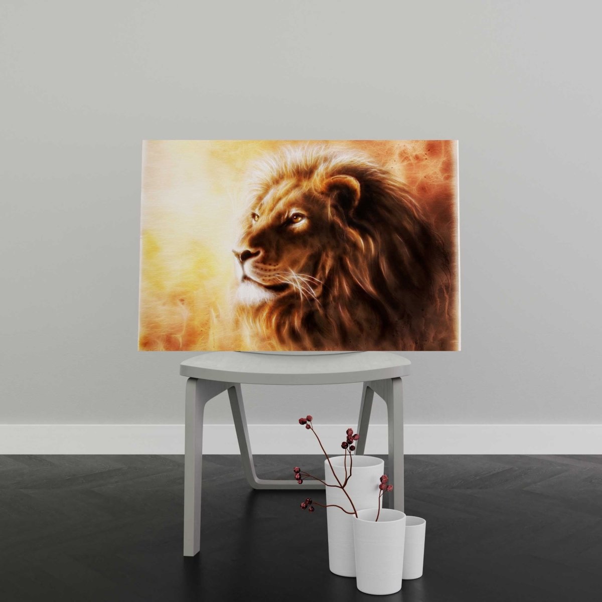 Tablou Canvas Lion Fractal - clevny.ro