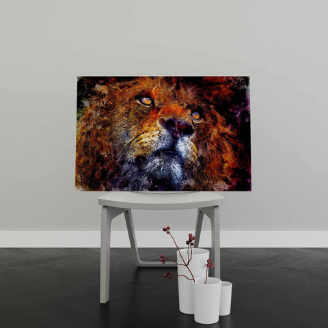 Tablou Canvas Lion Sauvage - clevny.ro