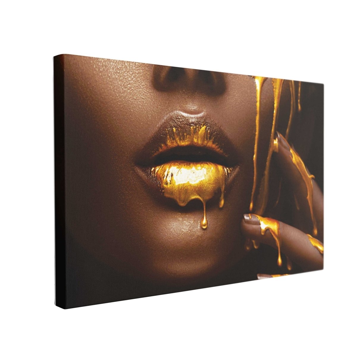Tablou Canvas Liquid Gold - clevny.ro