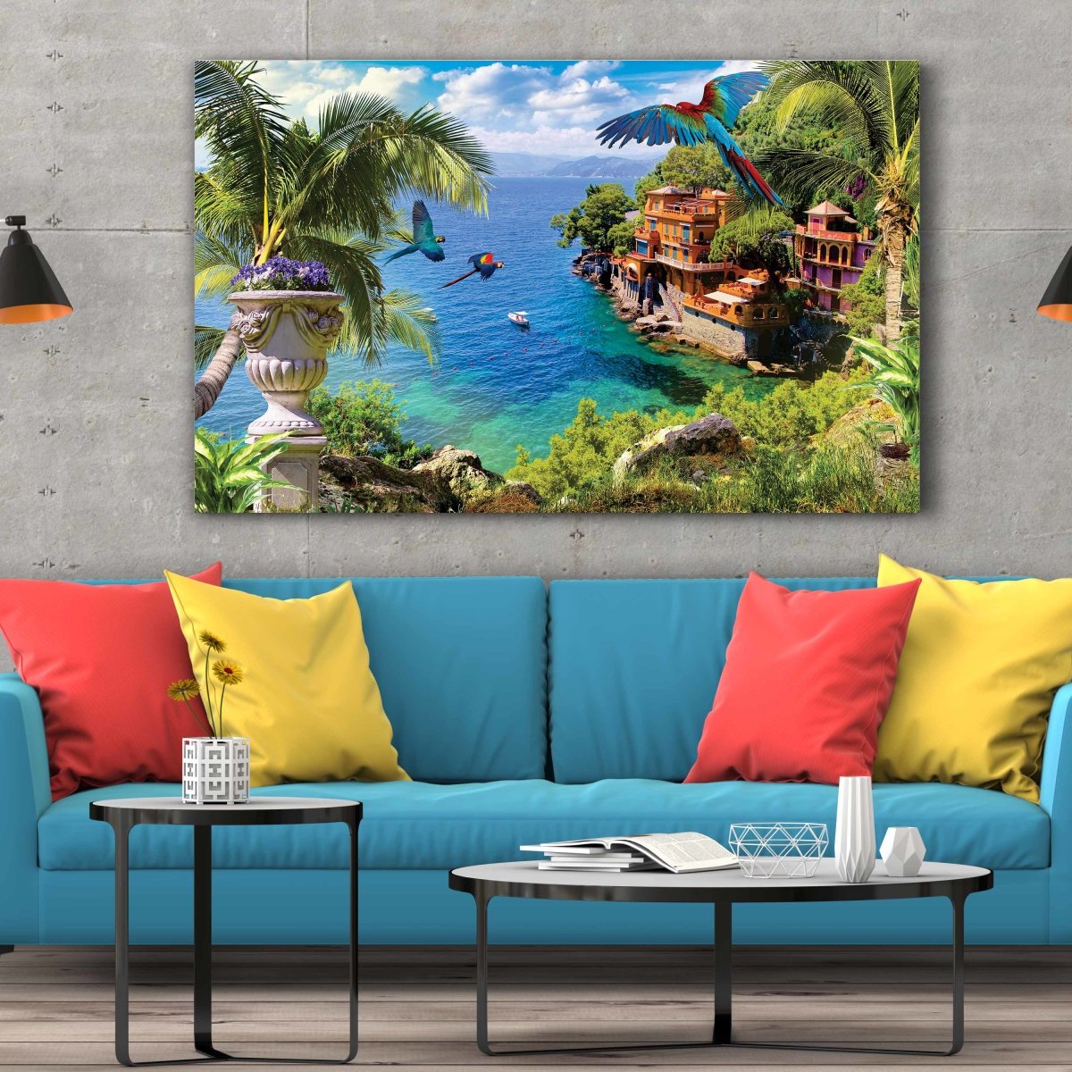 Tablou Canvas Mediterranean Landscape - clevny.ro