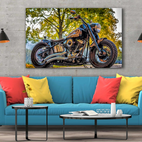 Tablou Canvas Motorcycle Harley Davidson - clevny.ro