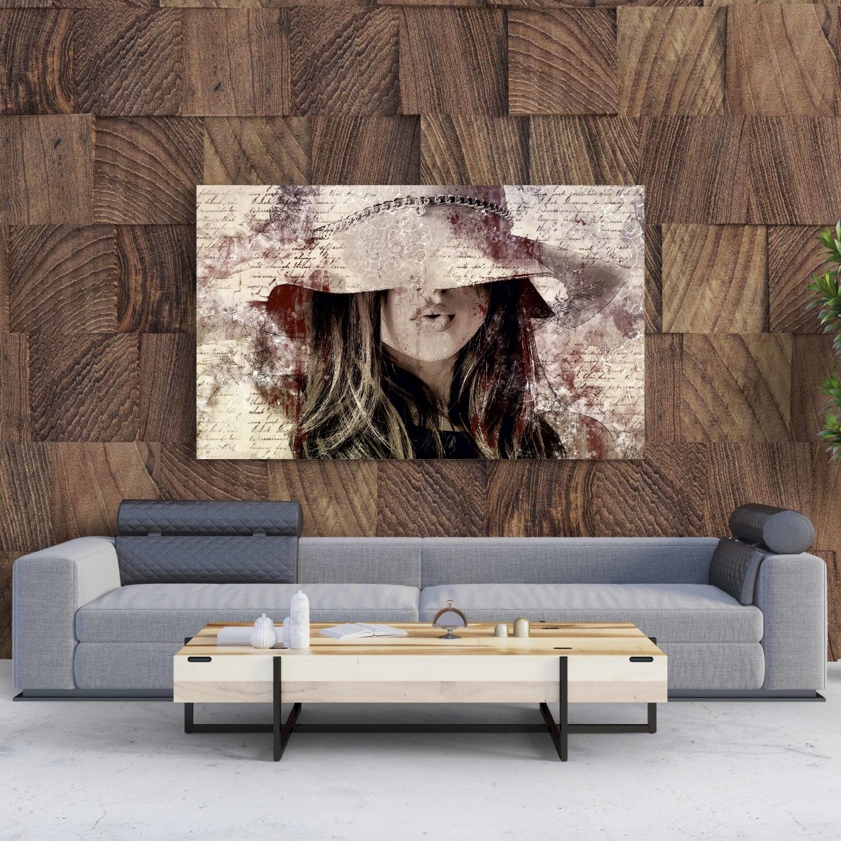 Tablou Canvas Mysterious Woman - clevny.ro