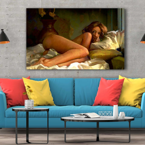 Tablou Canvas Nude Painted - clevny.ro