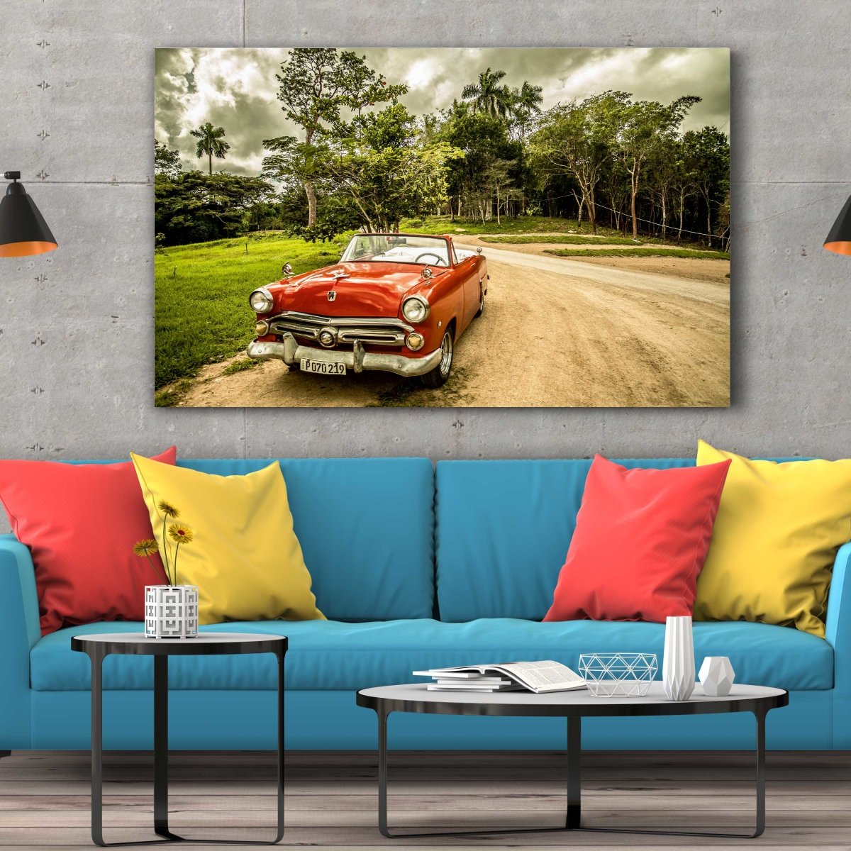 Tablou Canvas Old Car - clevny.ro