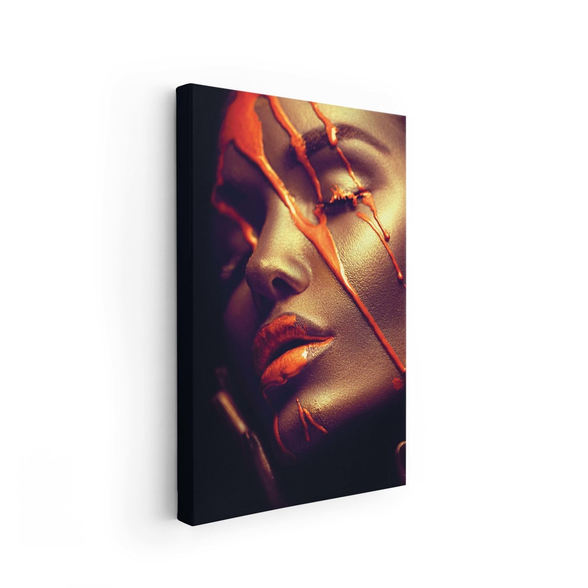 Tablou Canvas Orange Face - clevny.ro
