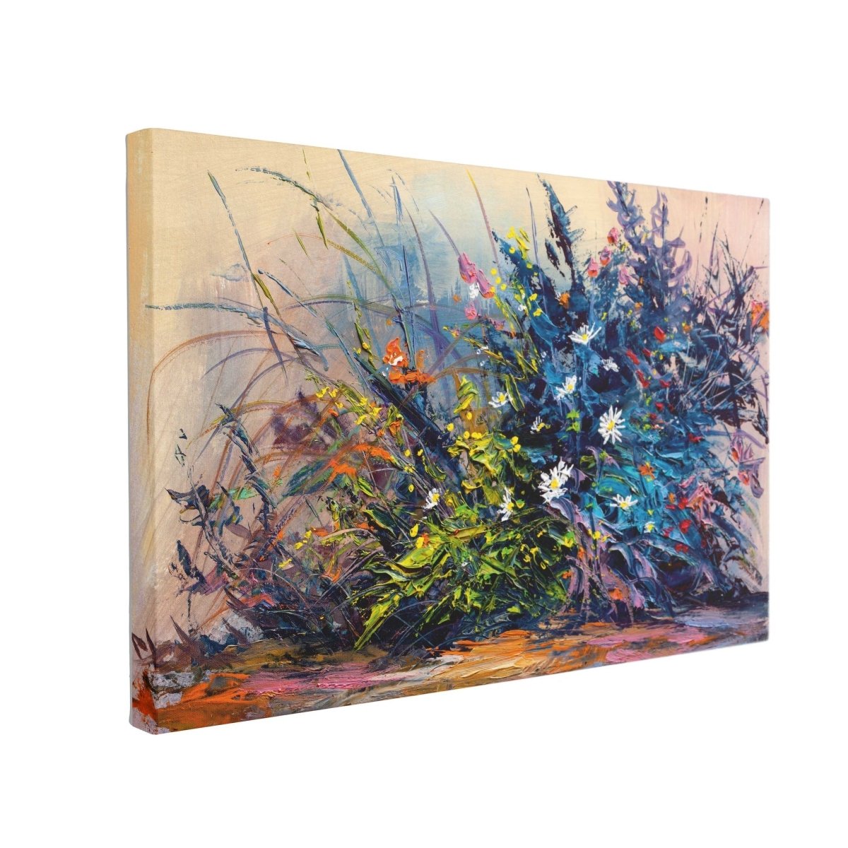 Tablou Canvas Painted Flowers - clevny.ro
