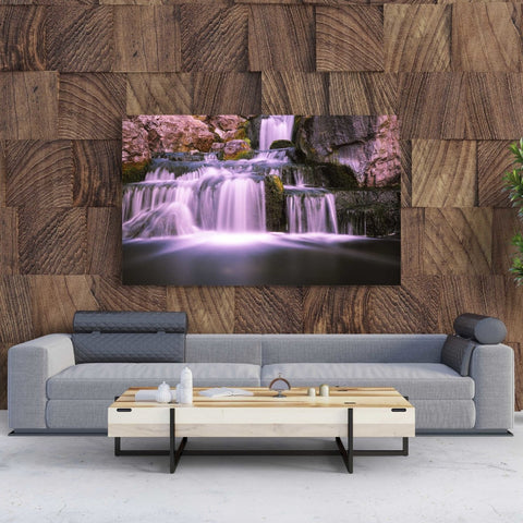 Tablou Canvas Pink Waterfall - clevny.ro