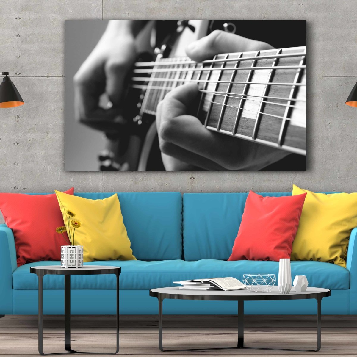 Tablou Canvas Play the Guitar - clevny.ro
