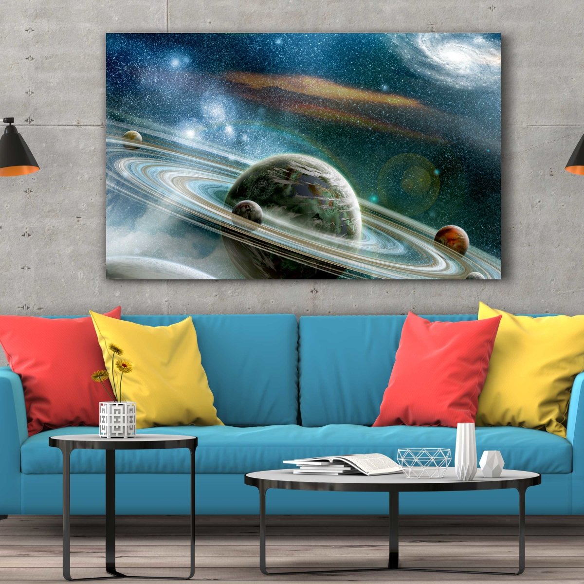 Tablou Canvas Prominent Ring System - clevny.ro