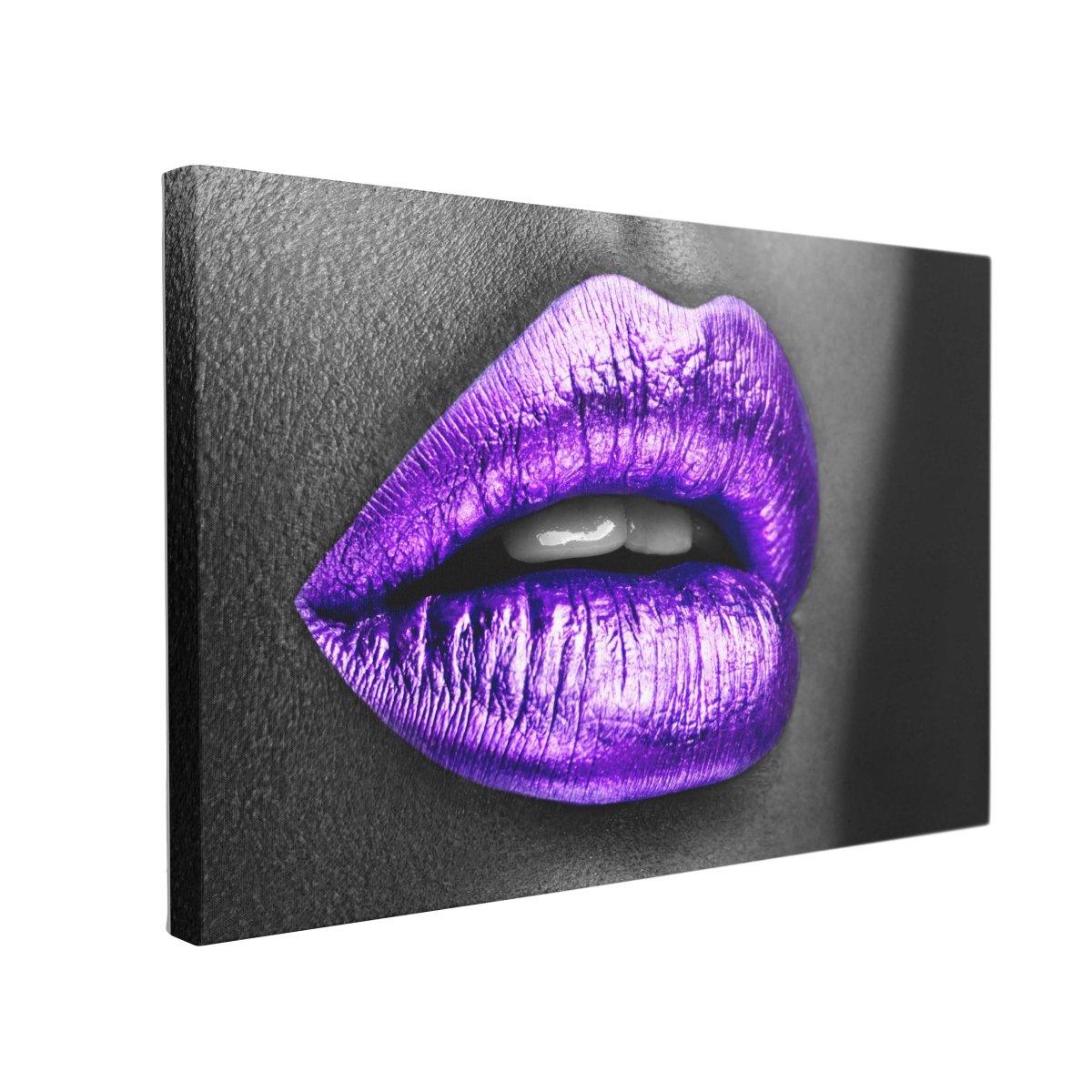 Tablou Canvas Purple Lips - clevny.ro