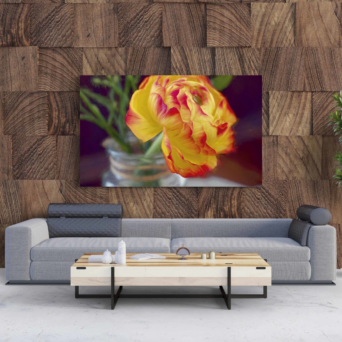 Tablou Canvas Ranunculus Flower - clevny.ro