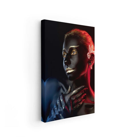 Tablou Canvas Red Body Painting - clevny.ro