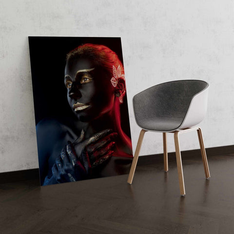 Tablou Canvas Red Body Painting - clevny.ro