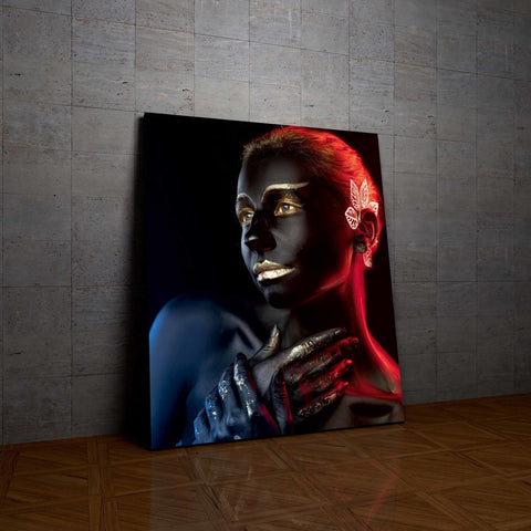 Tablou Canvas Red Body Painting - clevny.ro