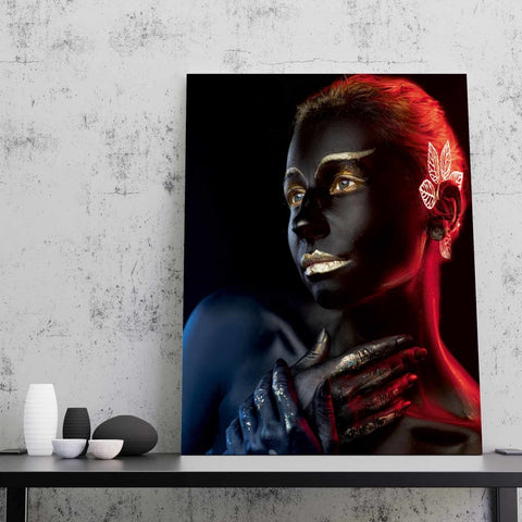 Tablou Canvas Red Body Painting - clevny.ro