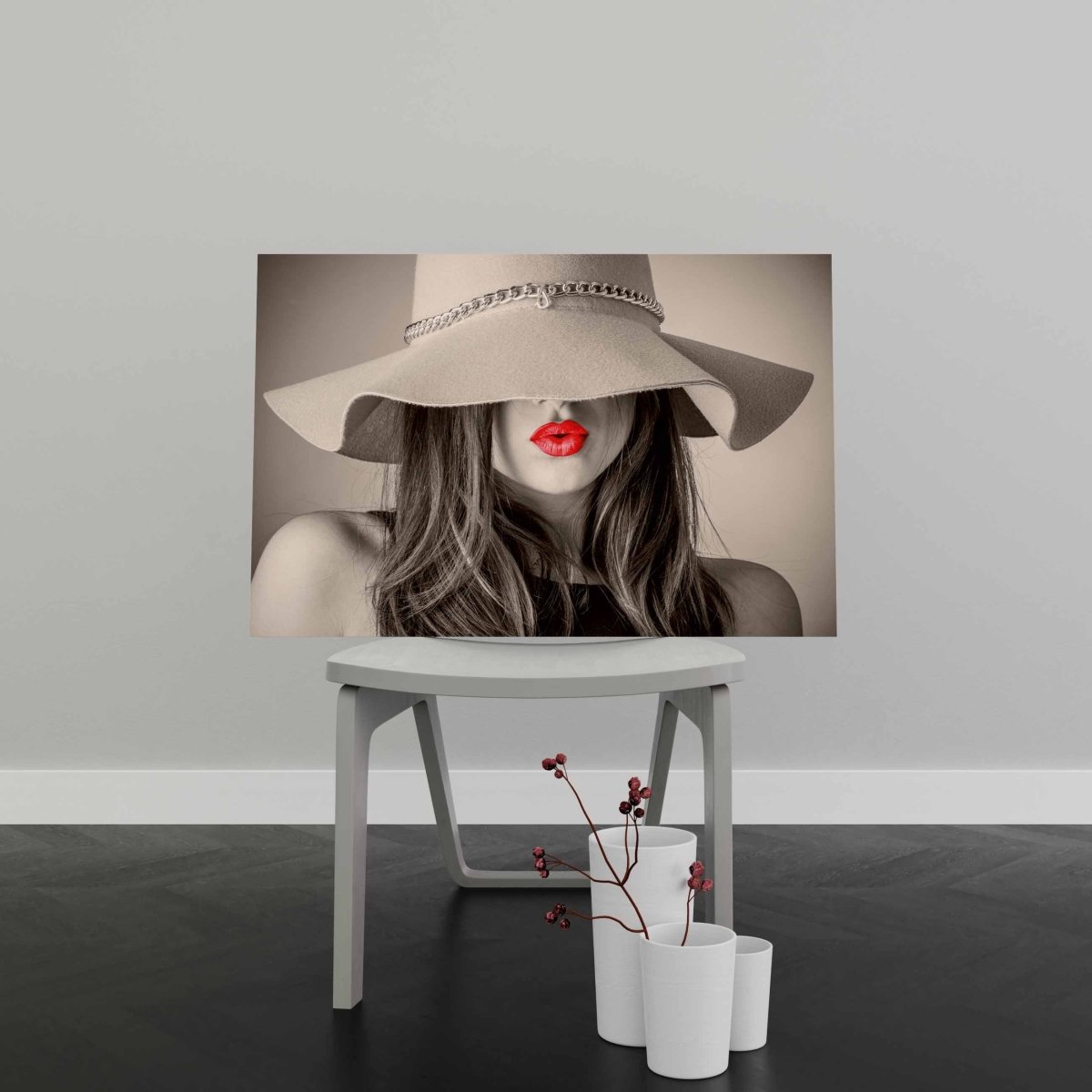 Tablou Canvas Red Lips - clevny.ro