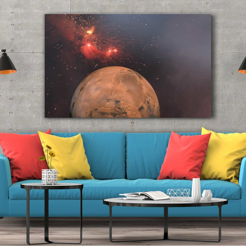 Tablou Canvas Red Planet - clevny.ro