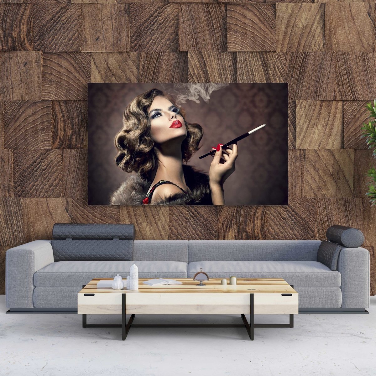 Tablou Canvas Retro Woman - clevny.ro