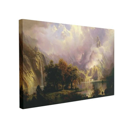 Tablou Canvas Rocky Mountain by Albert Bierstadt, 1870 - clevny.ro