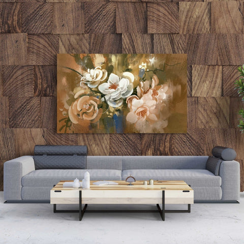 Tablou Canvas Romantic Flowers In Soft Colors - clevny.ro
