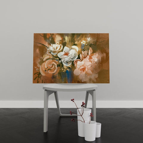 Tablou Canvas Romantic Flowers In Soft Colors - clevny.ro