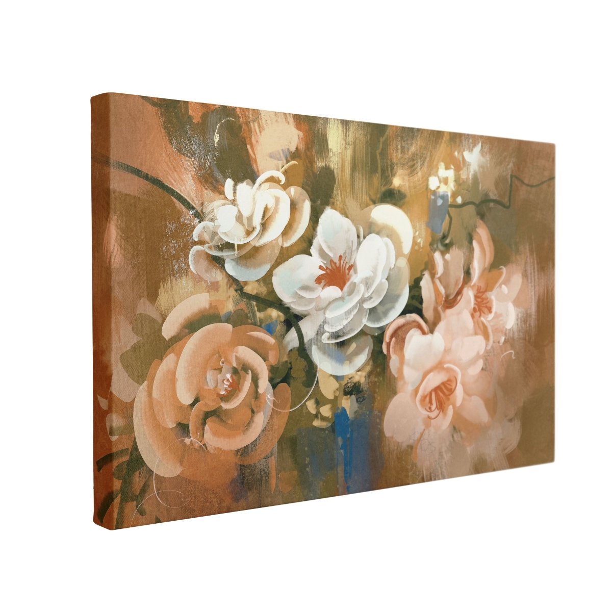 Tablou Canvas Romantic Flowers In Soft Colors - clevny.ro