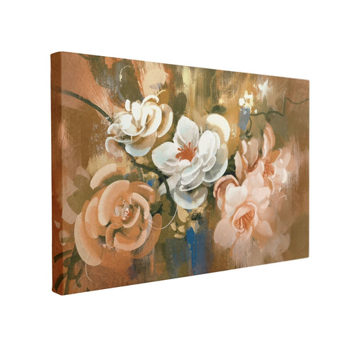 Tablou Canvas Romantic Flowers In Soft Colors - clevny.ro