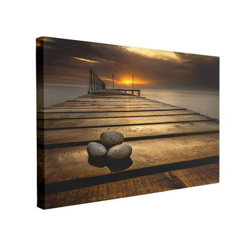 Tablou Canvas Sea Sunset in Varna, Bulgaria - clevny.ro