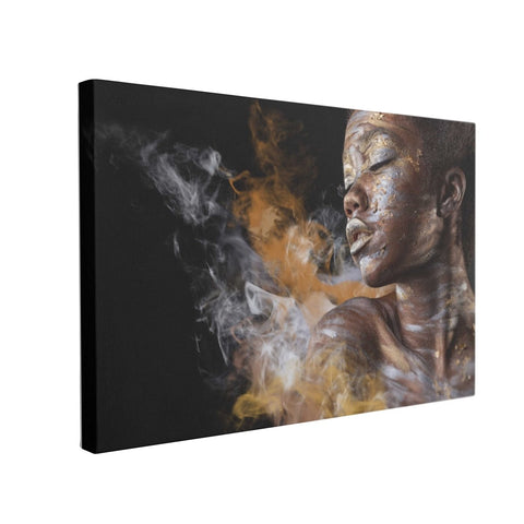 Tablou Canvas Silver and Gold Make-up and Body - clevny.ro