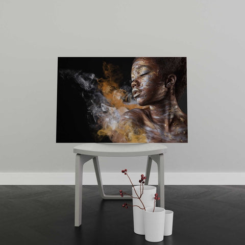 Tablou Canvas Silver and Gold Make-up and Body - clevny.ro