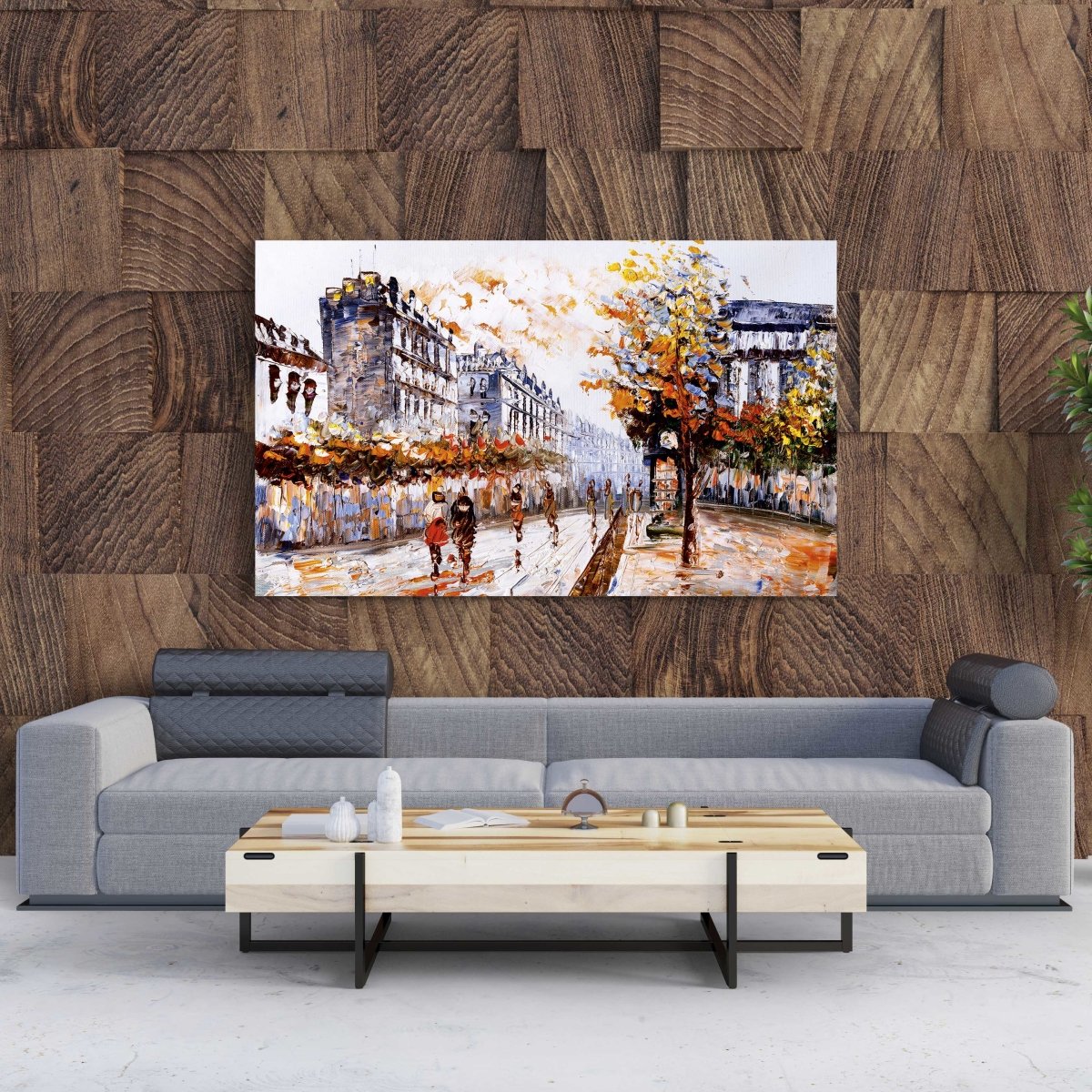 Tablou Canvas Street View Of Paris - clevny.ro