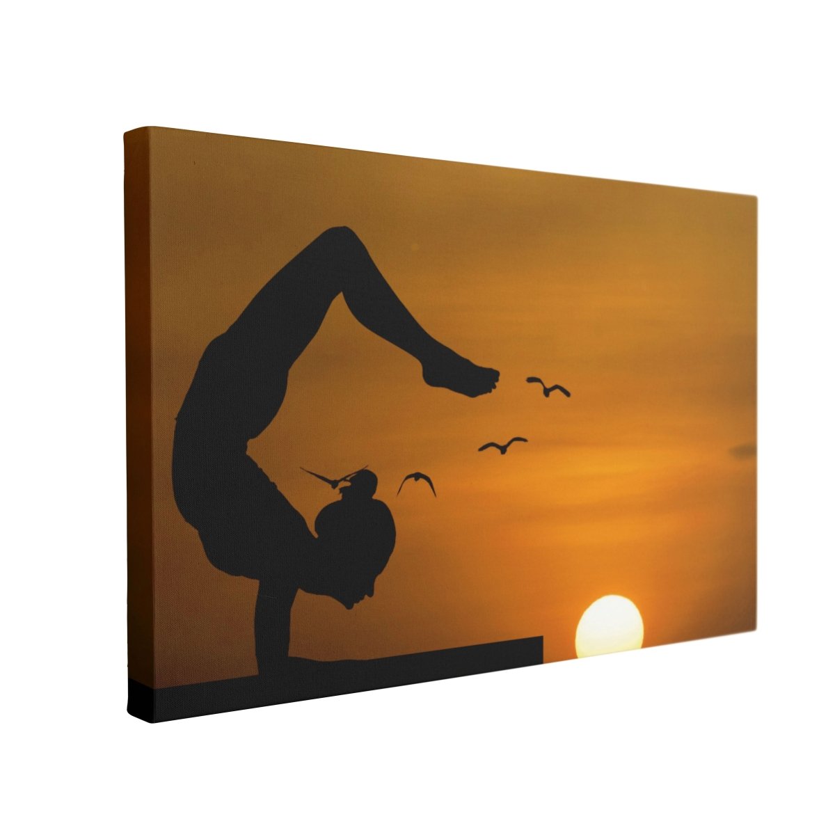 Tablou Canvas Sunset Yoga - clevny.ro