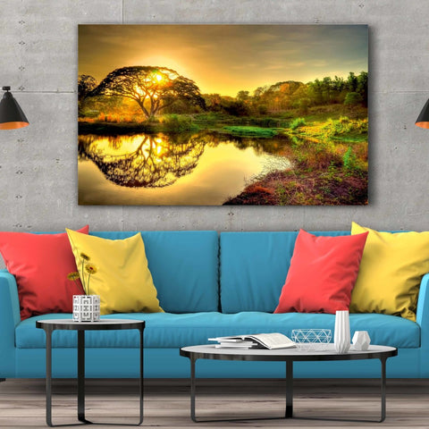 Tablou Canvas Sunshine on Sea - clevny.ro