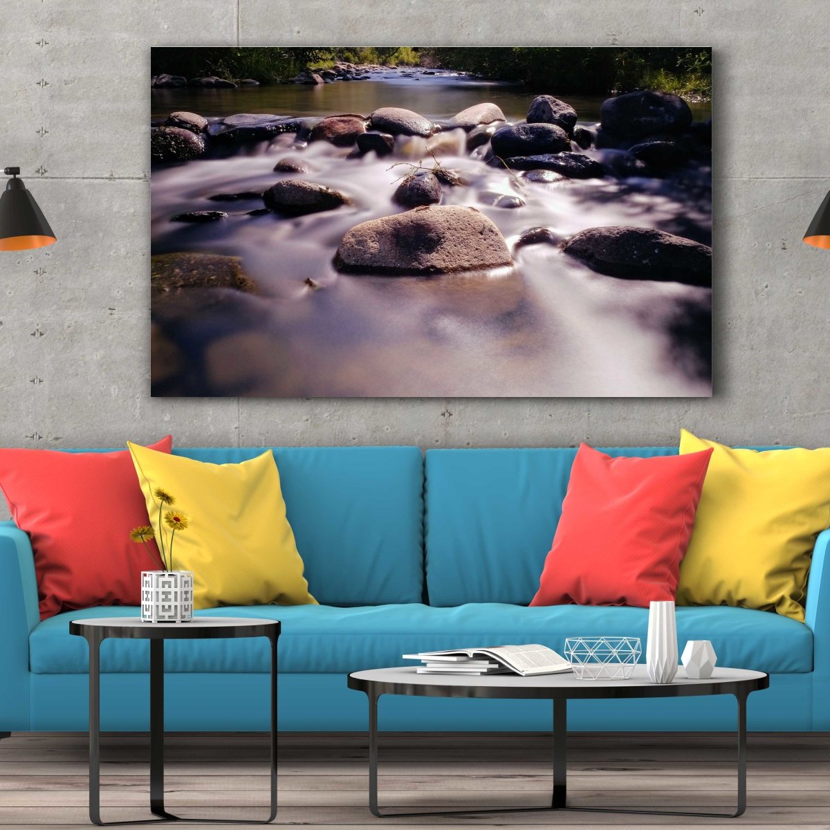 Tablou Canvas Truckee River - clevny.ro