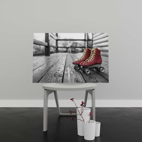 Tablou Canvas Vintage Roller Skating - clevny.ro