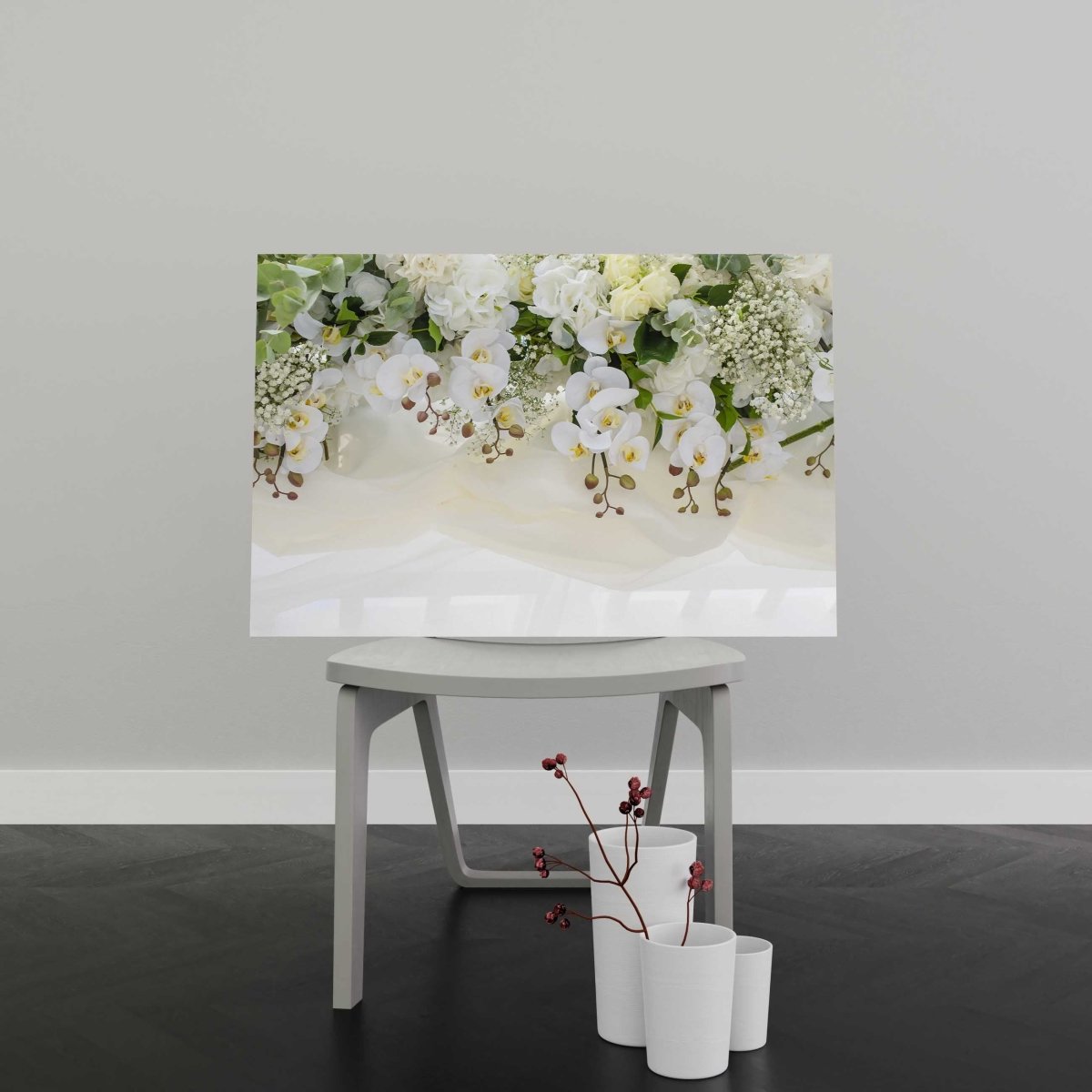 Tablou Canvas White Orchid Arrangement - clevny.ro