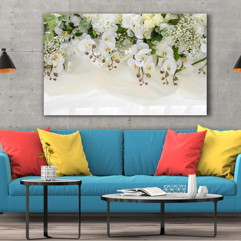 Tablou Canvas White Orchid Arrangement - clevny.ro